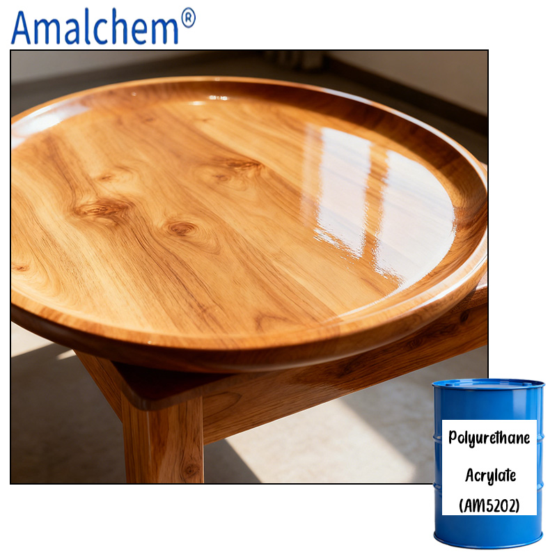 Advanced UV Curable Polyether Polyurethane Acrylate Resin AM5202 for Durable Plastic Finishing