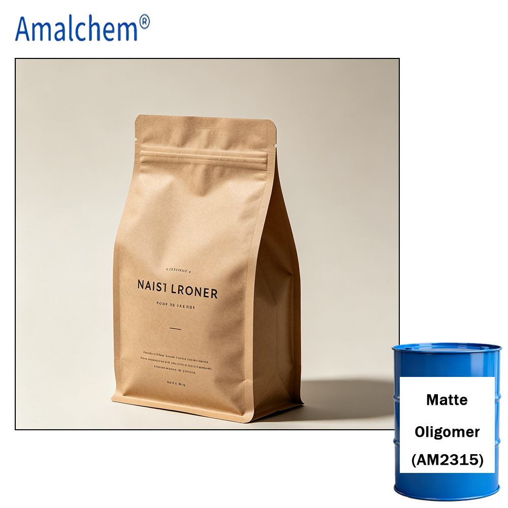 AM2315 UV Matte Resin – High Viscosity Trifunctional Polyurethane Acrylate for Self-Matting, Fast Curing & Flexible Printing Inks