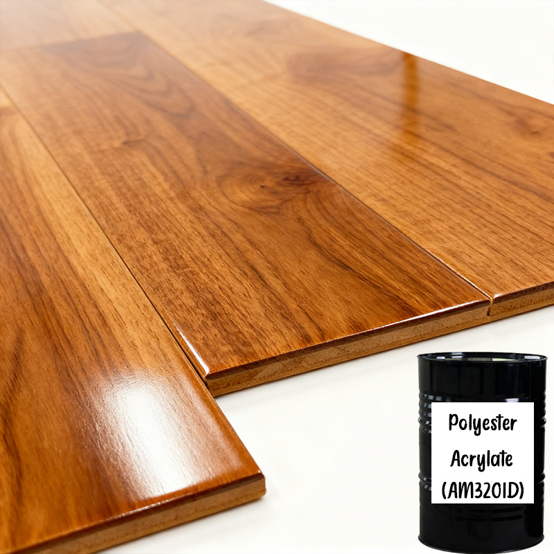 High Fullness Polyester Acrylate UV Curing Oligomer for Wood Coating