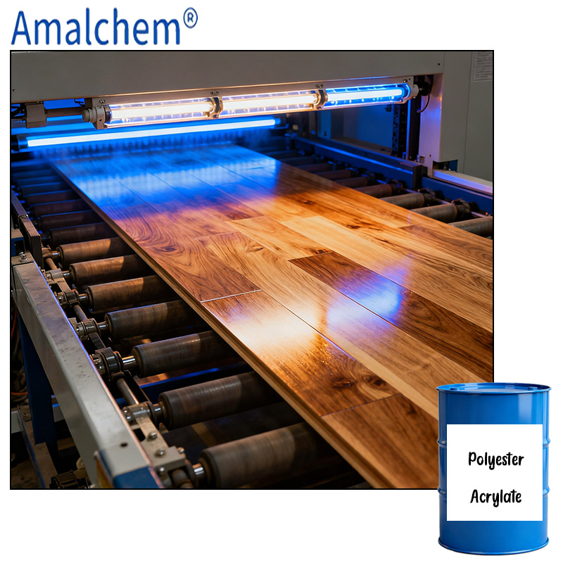 Good Flexibility & Fast Curing Polyester Acrylate Oligomer, Suitable for Paper Coating, Ink, Wood Coating