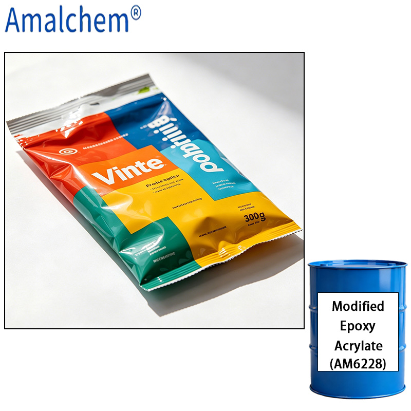 AM6228 – Low Odor. Tough. Anti-Yellow. Fast. For Wood & Plastic Coatings.