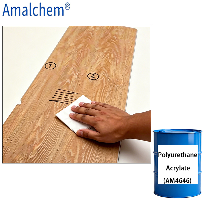 AM4646 UV Polyurethane Acrylate – Anti-Graffiti, Sweat-Resistant & Long-Lasting Stain Resistance for UV Coatings and Wood Topcoats
