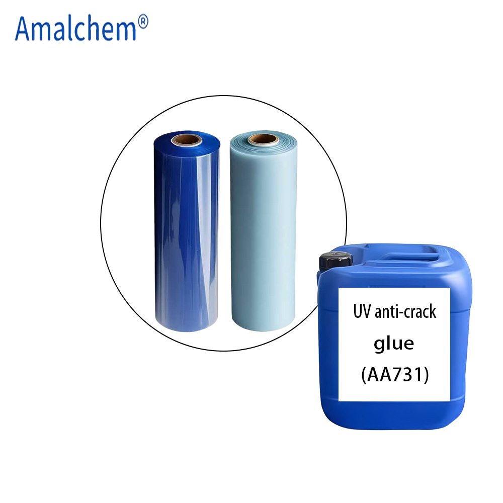 Excellent Elongation PVC UV Curing Anti-Crack Glue UV Curable Adhesive for PVC Film and Pet Film