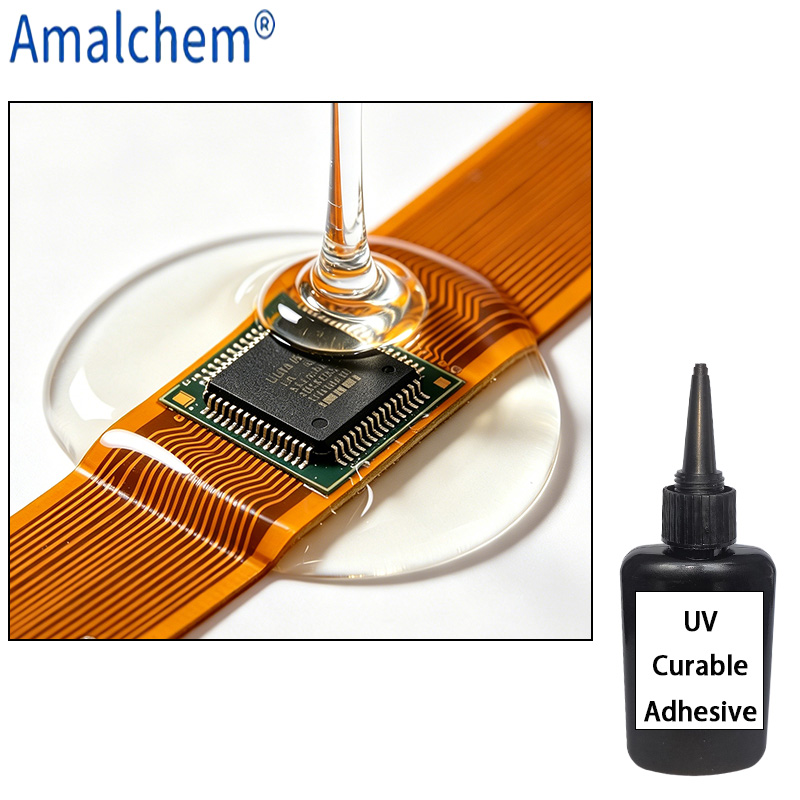 High-Quality UV Curable Adhesive UV Curing Glue for Glass Fiber, Glass and IC Sealing