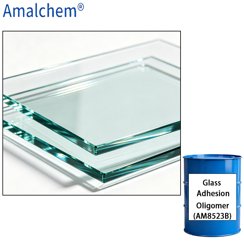 AM8523B Glass Adhesion Resin: Strong Adhesion, Boiling Water Resistance & Waterproof Performance for Glass Coatings and Glass Inks