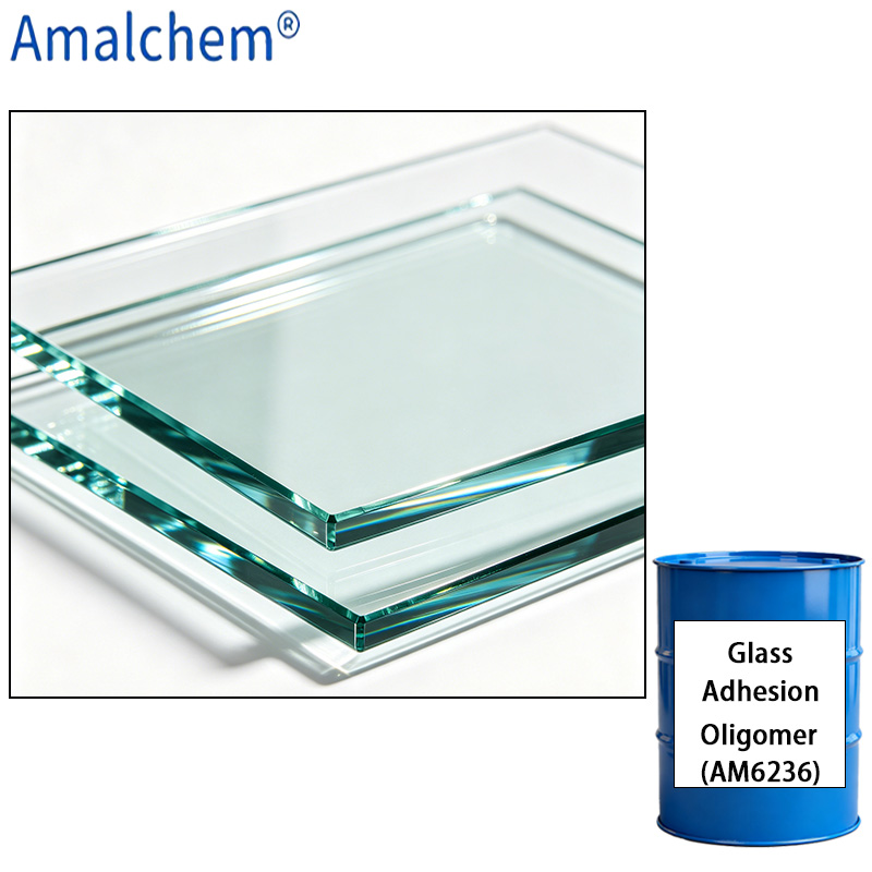 AM6236 Glass Adhesion Resin: High Flexibility, Low Shrinkage, Yellowing Resistance & Strong Substrate Bonding for Glass-Based Applications
