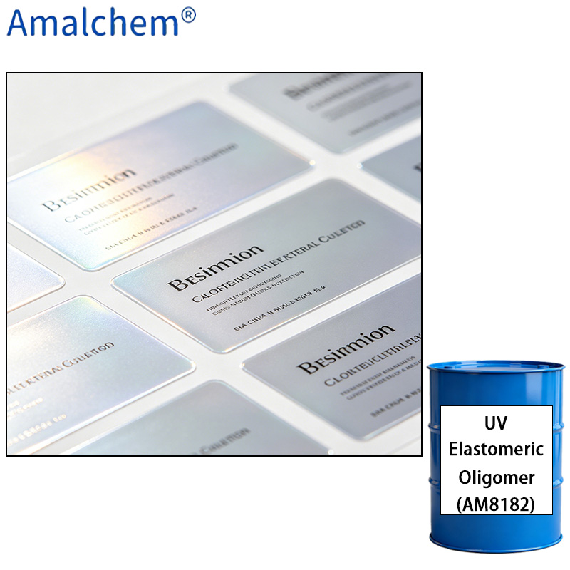 AM8182 UV Elastomeric Resin: Low-Temperature Flexibility & High Elasticity for UV Varnishes, UV/LED Inkjet Inks and Plastic Coatings