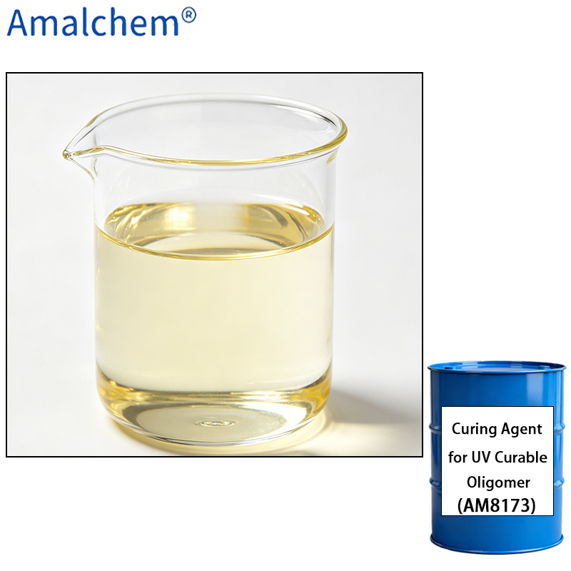 High-Performance UV Curing Agent AM8173 – Low-Shrinkage, High-Hardness Resin with UV+Heat & UV+Moisture Dual-Cure Capability